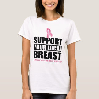 Bröstcancermedvetenhet - stödgrupp t shirt