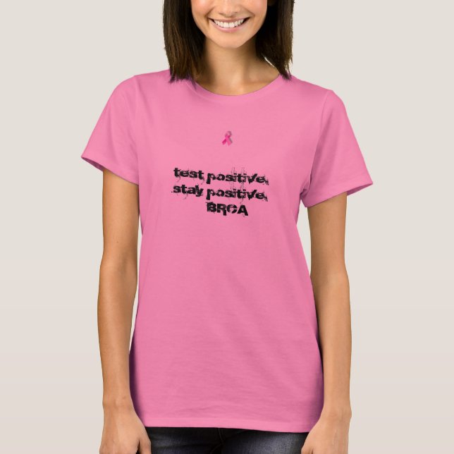 bröstcancermedvetenhet t shirt (Framsida)