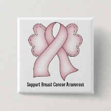 Bröstcancermedvetenhet (tända - rosor med vingar),