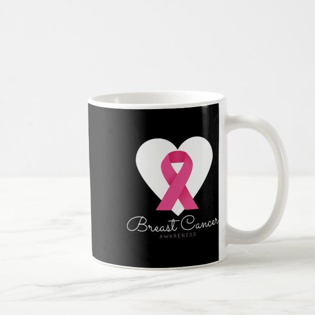 Bröstcancermedvetenhet - Världscancerdagen februar Kaffemugg (Höger)