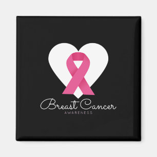 Bröstcancermedvetenhet - Världscancerdagen februar Magnet