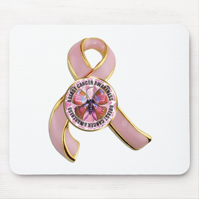 Bröstcancermedvetenhetfjäril Musmatta (Framsidan)