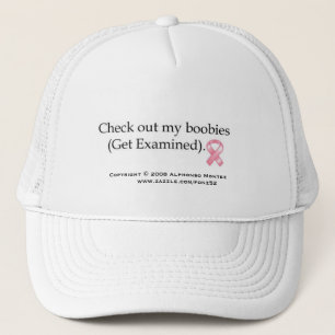 Bröstcancermedvetenhethatt 3 truckerkeps