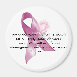 Bröstcancermedvetenhetmagnet Magnet