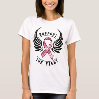 Bröstcancermedvetenhetservice som slagsmålrosorna t shirt