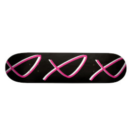 BröstcancermedvetenhetSkateboard - anpassade Skateboard Bräda 19,5 Cm
