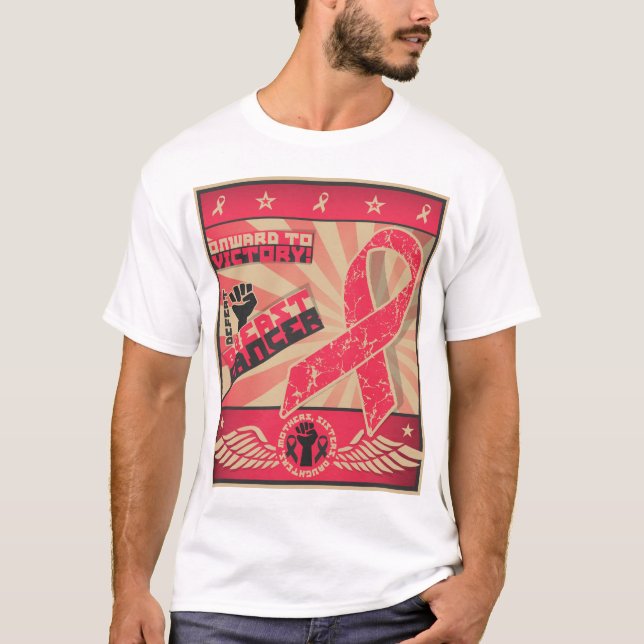 BröstcancermedvetenhetT-tröja - KVINNOR T-shirt (Framsida)