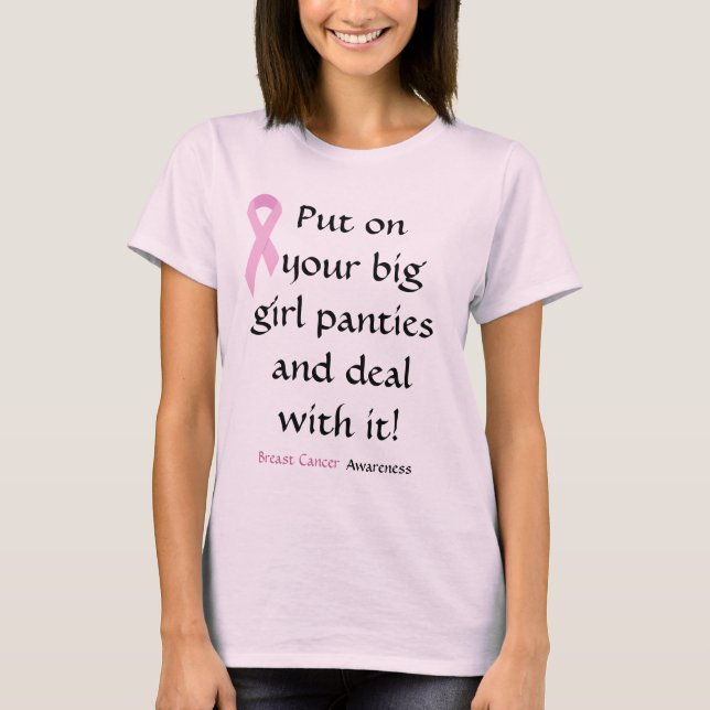 BröstcancermedvetenhetTshirt T-shirt (Framsida)