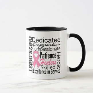 BröstcancerOncologistCollage Mugg