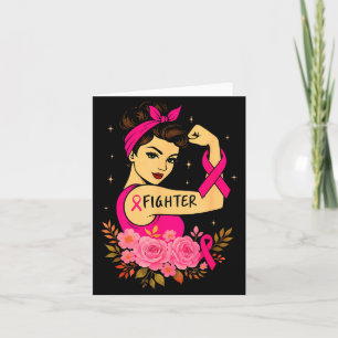 Bröstcanceröverlevande Rosie Riveter Nk-medvetenhe Kort