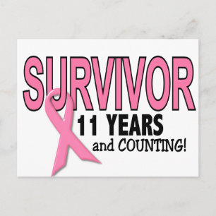 BRÖSTCANCERÖVERLEVARE 11 år och räknar Vykort