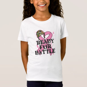 Bröstcancerredo för strid t shirt