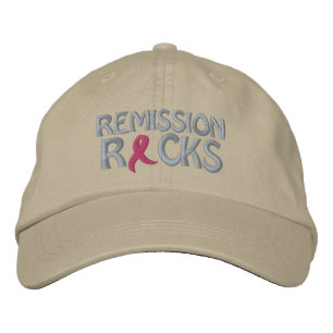 Bröstcancerremission Rocks Broderad mössa Keps