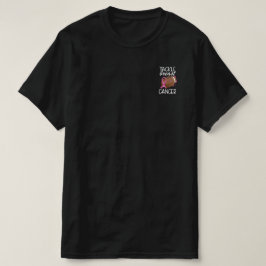 Bröstcancerribbon för att bekämpa cancer  t shirt