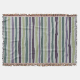 Bröstfilt med vackert rand, oliv grönt filt