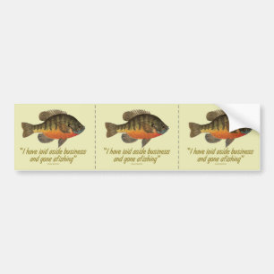 Bröstfiske Bildekal