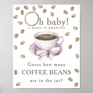 Bröstkaffe - hur många kaffebönor poster