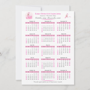 Bröstkalender för bröstcancer 15 månader
