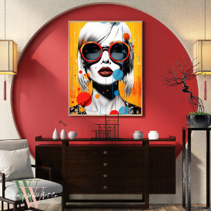 Bröstkonst för kvinnor poster