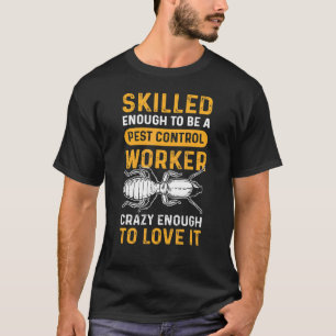 Bröstkontrollruta. Bed Kryp Control. Exterminator T Shirt