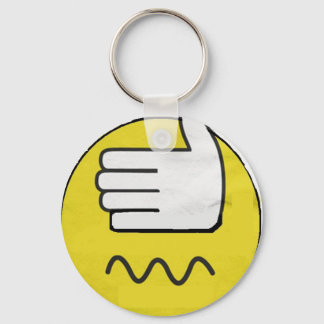 Bröstkorgen ansikte nyckelring