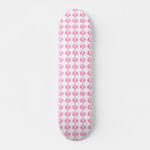 Bröstkorgen för bröstcancer, vattenfärg mini skateboard bräda 18,5 cm