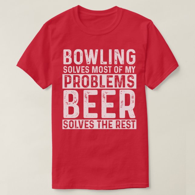 Bröstkorgen löser de flesta av mina problem öl t shirt (Design framsida)