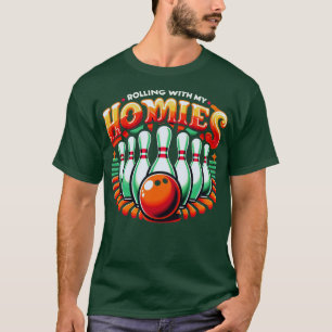 Bröstkorgen med mina hjärnorna Bowlareare Manar Wo T Shirt