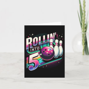 Bröstkorgen Rollin Into 5 Party 5: e födelsedagen Kort