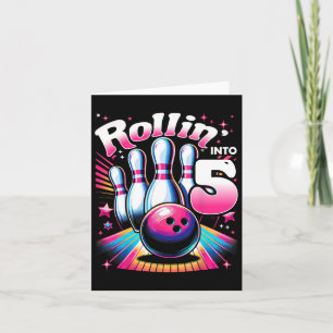 Bröstkorgen Rollin Into 5 Party 5: e födelsedagen Kort