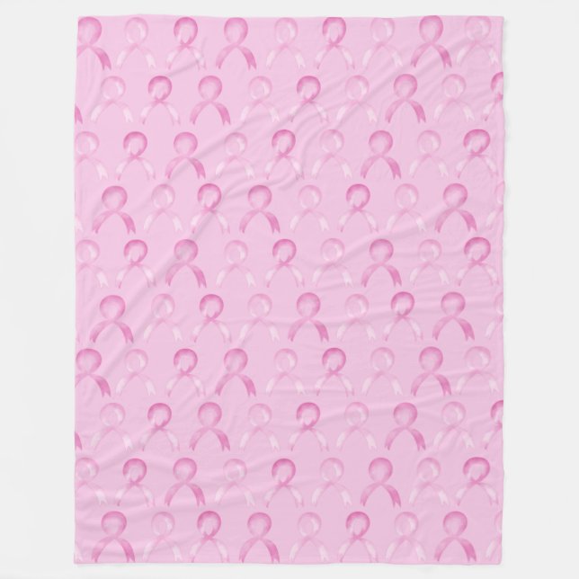 Bröstkorgscancer Rita Brikon Blanket #breastcancer Fleecefilt (Framsidan)