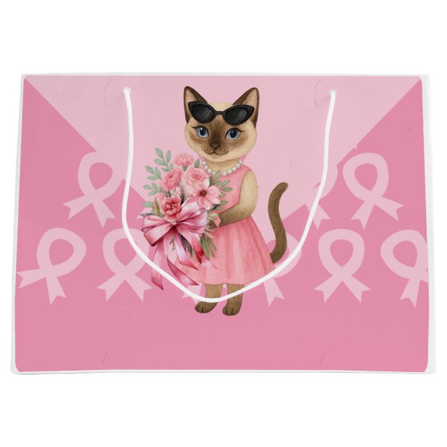 Bröstkorgsmedvetande för katter som älskar rosa (Framsidan)