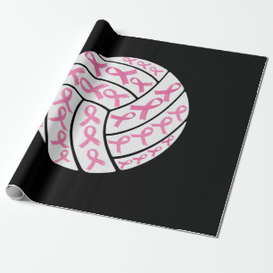 Bröstkorgsmedvetande om bröstcancer Rink Ribbon Presentpapper
