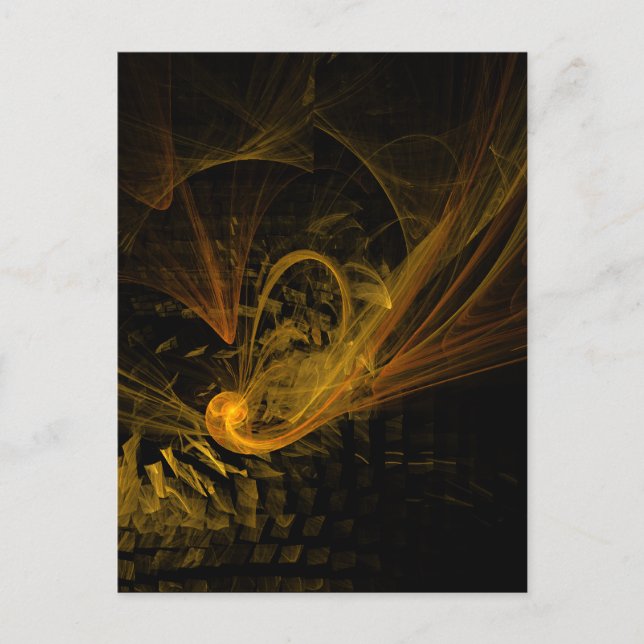 Bröstkort för Abstrakt Art-vykort Vykort (Framsida)