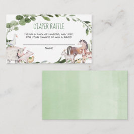 Bröstkort för boskap babydusch tilläggskort