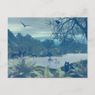 Bröstkort för naturen vykort