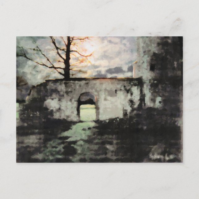 Bröstkort på marken vykort (Framsida)