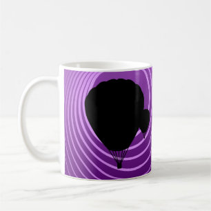 Bröstning i sol-scenen kaffemugg