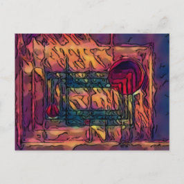 Bröstning in vykort