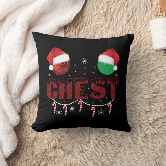 Bröstnötter Julmatchande julpar  Kudde (Filt)