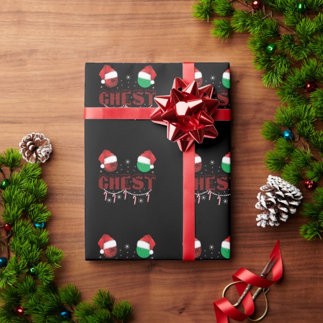 Bröstnötter Julmatchande julpar  Presentpapper (Julgåva)