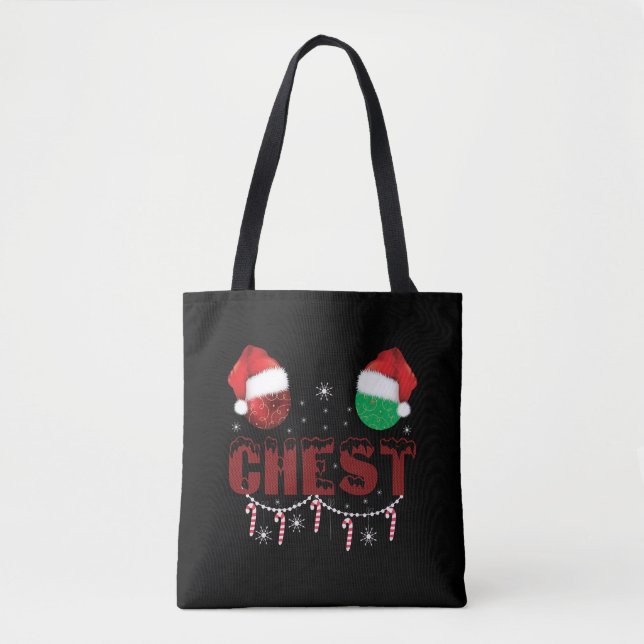 Bröstnötter Julmatchande julpar  Tygkasse (Framsida)