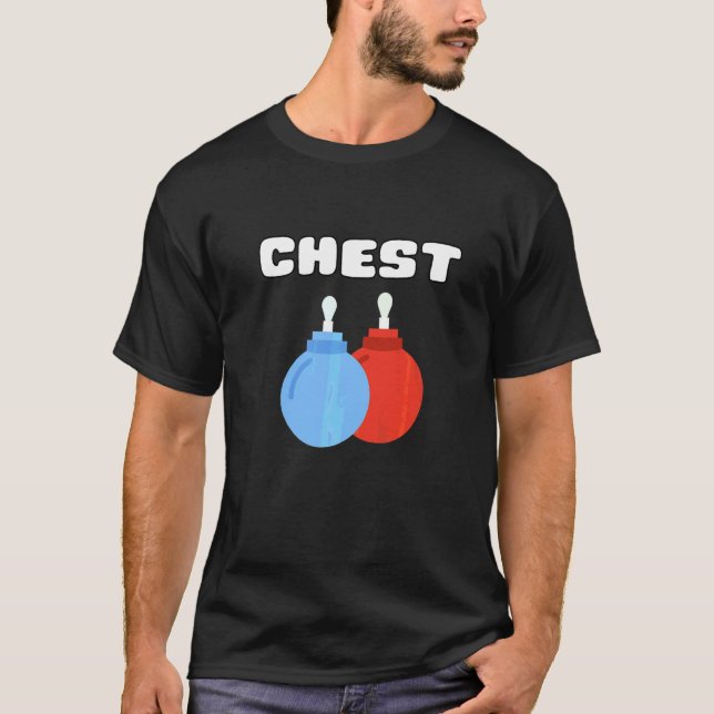 Bröstnötter Matchande Kastanjer Julpar T Shirt (Framsida)