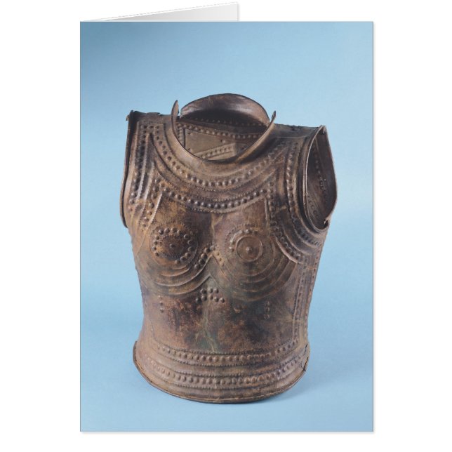 Bröstplatta Hälsningskort (Framsidan)