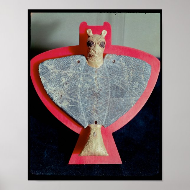 Bröstplatta i form av en lejon örn poster (Framsidan)