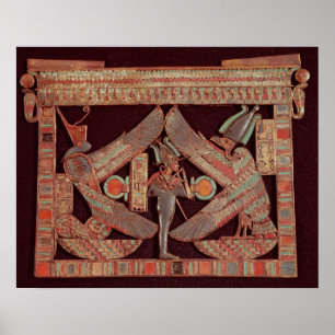 Bröstplatta som skildrar Osiris, gud av Poster