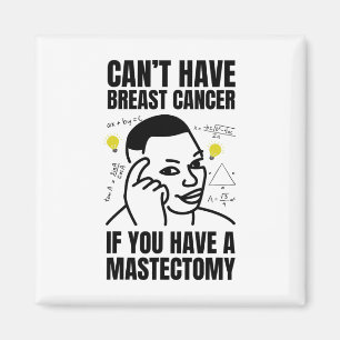 Bröstrestaurering och bröstcancer - Lustigt kräm Magnet