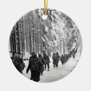 Bröstslaget Julgransprydnad Keramik