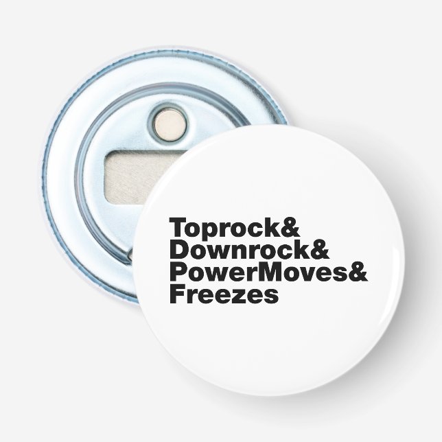 Bröstspel (Breakdans) Flasköppnare (Framsidan)