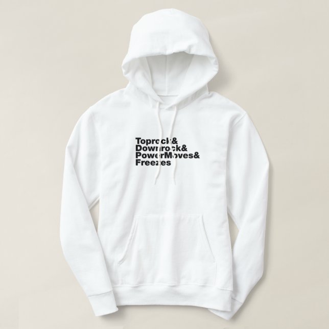 Bröstspel (Breakdans) Hoodie (Design framsida)